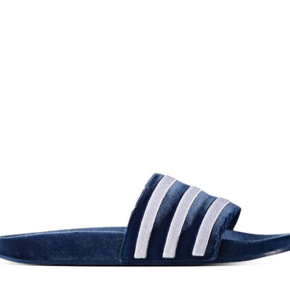 Adidas Adilette Slides Velvet Dark Blue