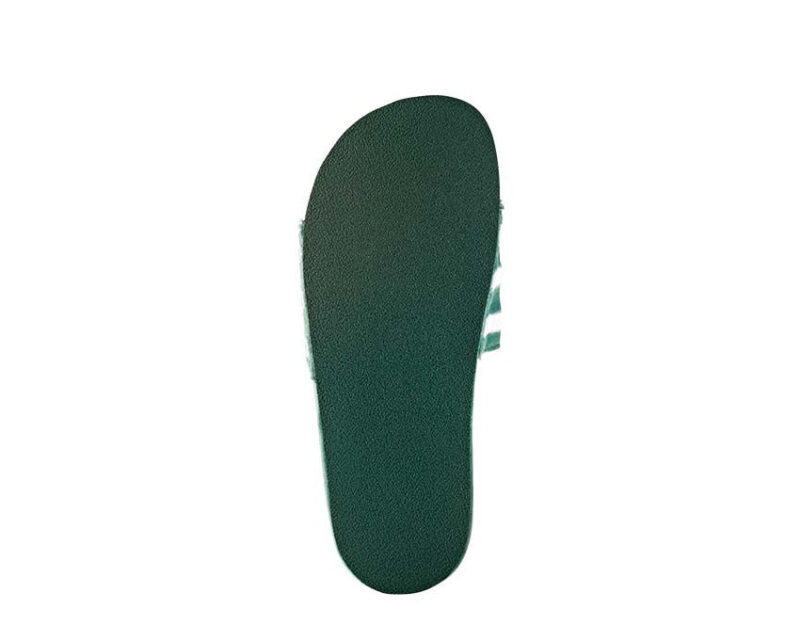 Adidas Adilette Slides Velvet Dark Green – Image 5