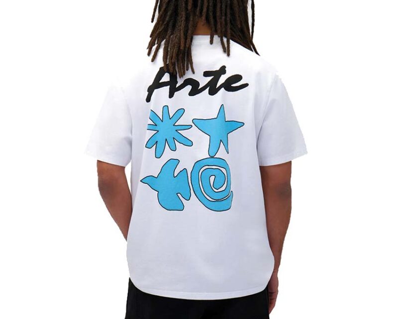 Arte Elements Print T-shirt "White" – Image 2