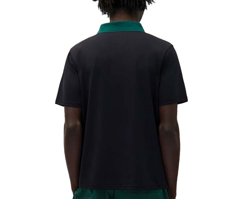 Arte Logo Collar T-shirt "Black/Green" – Image 2
