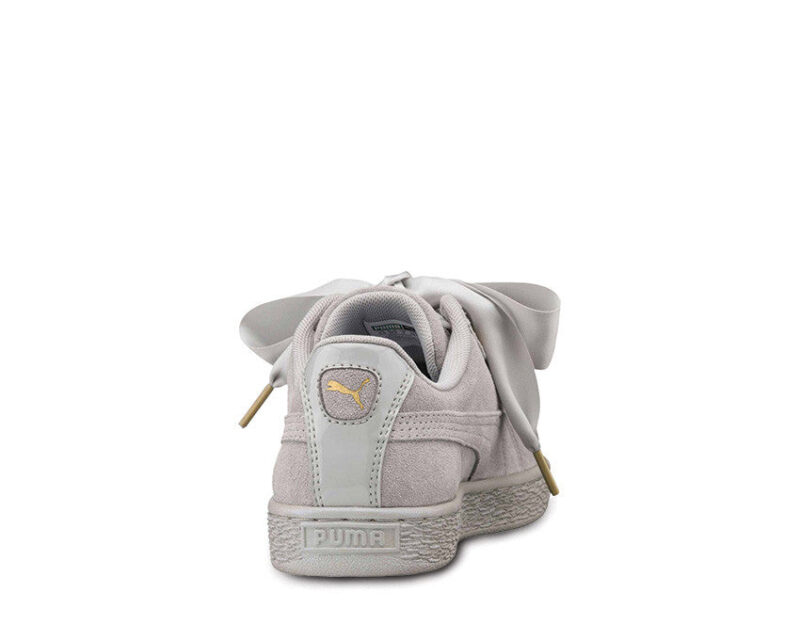 Puma Suede Heart Satin Grey – Image 3