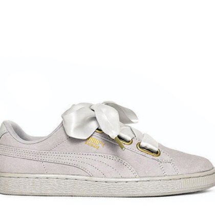 Puma Suede Heart Satin Grey