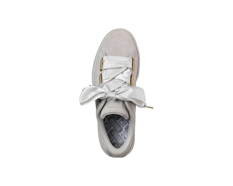 Puma Suede Heart Satin Grey – Image 4