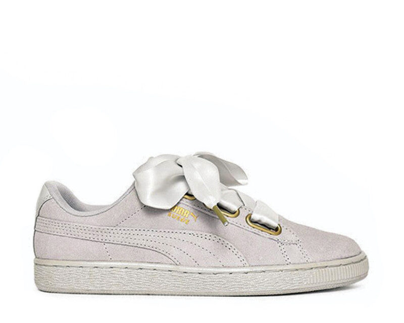 Puma Suede Heart Satin Grey
