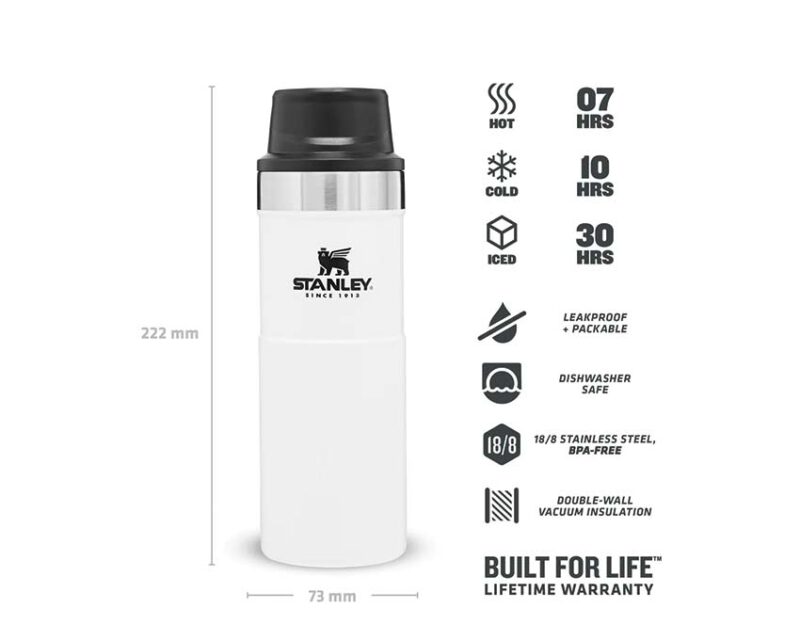 Stanley Classic Trigger-Action Travel Mug Polar – Image 4