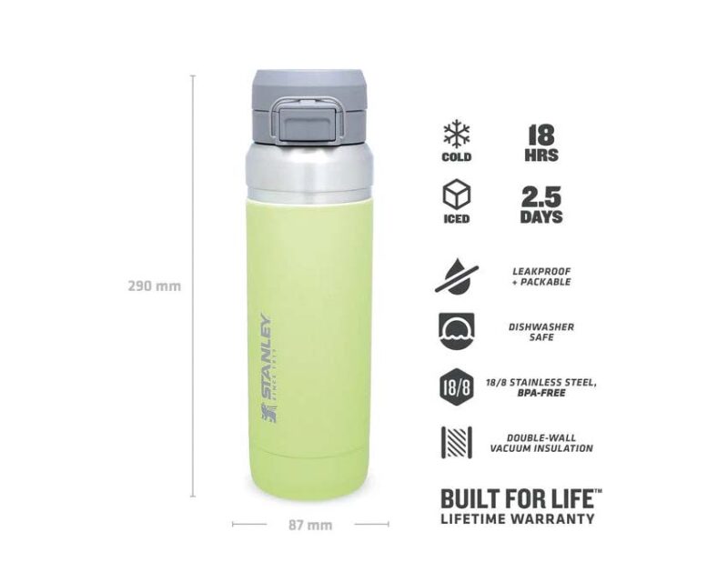 Stanley Go Quick Flip Water Bottle Citron 1.06 L – Image 4
