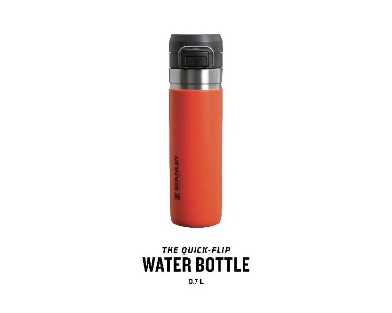Stanley Go Quick Flip Water Bottle Tigerlily Plum 0.7 L – Image 3