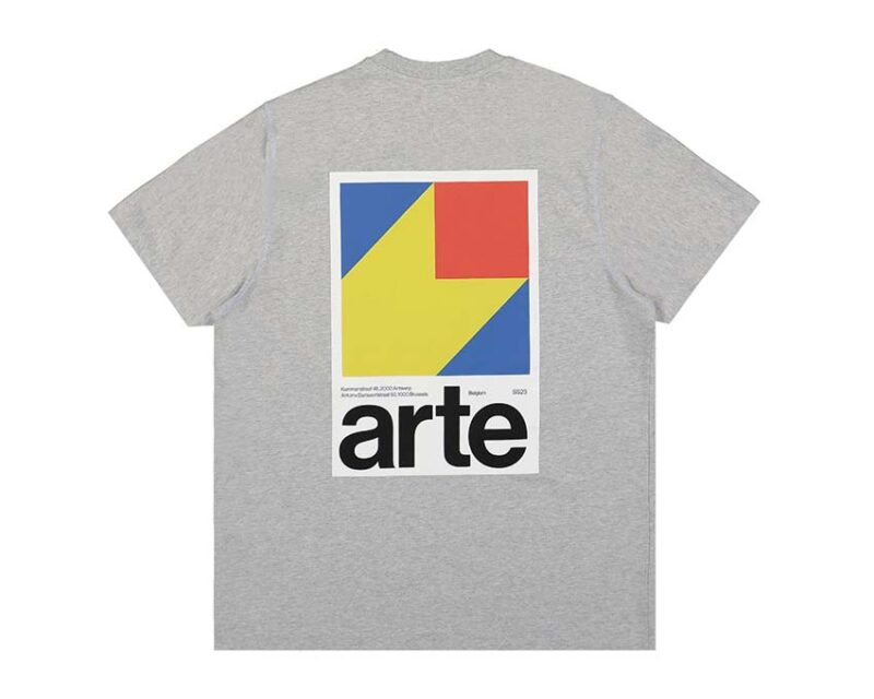 Arte Black Print Tee – Image 2