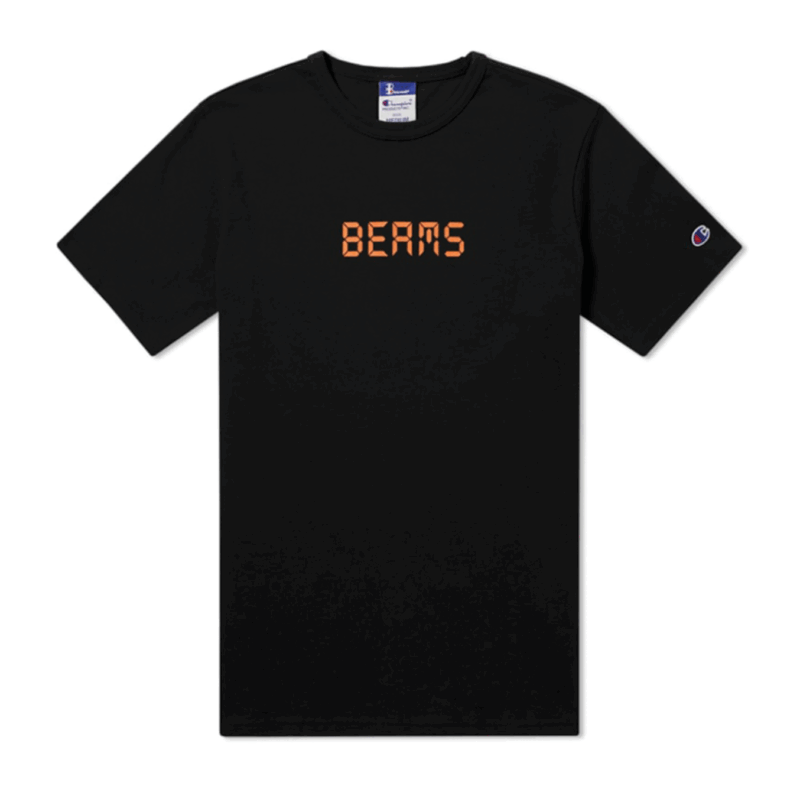 Champion X Beams Digital Logo Tee Black