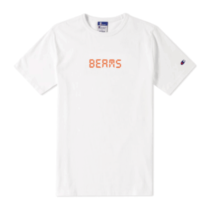 Champion X Beams Digital Logo Tee White