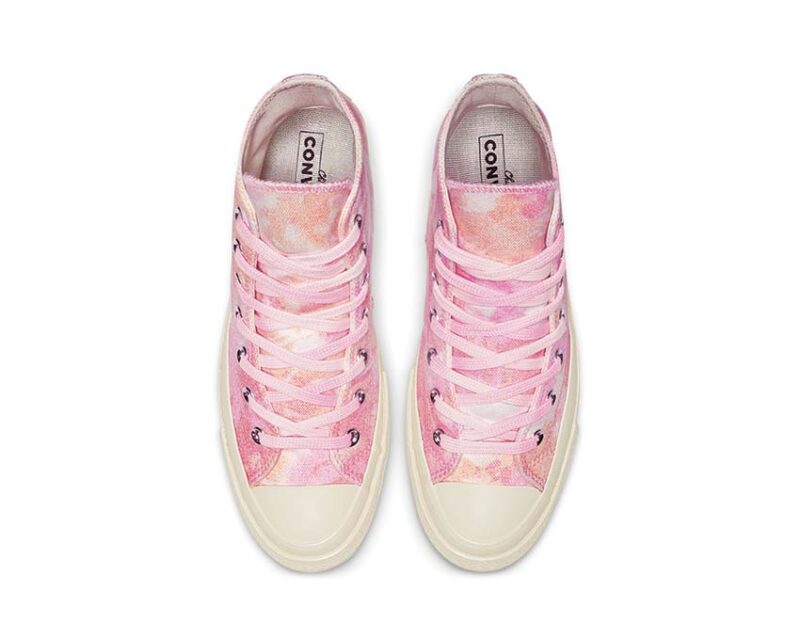 Converse Chuck 70 Beach Dye High Top Pink – Image 4