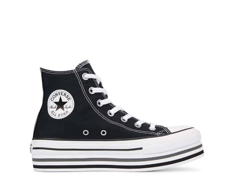 Converse Chuck Taylor All Star Platform High Black – Image 3