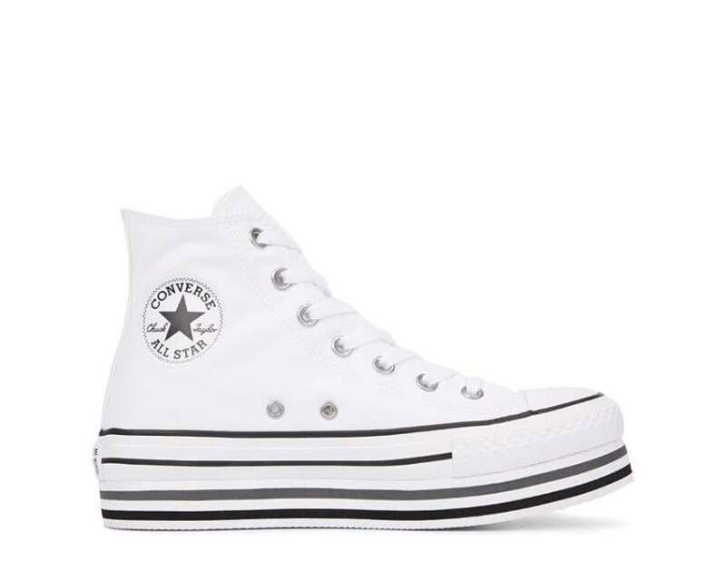 Converse Chuck Taylor All Star Platform High White – Image 3