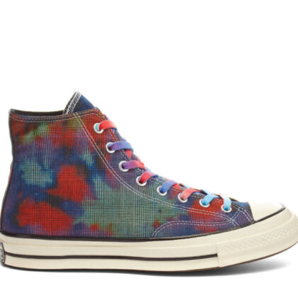 Converse Chuck 70 Hi Tie Dye Plaid