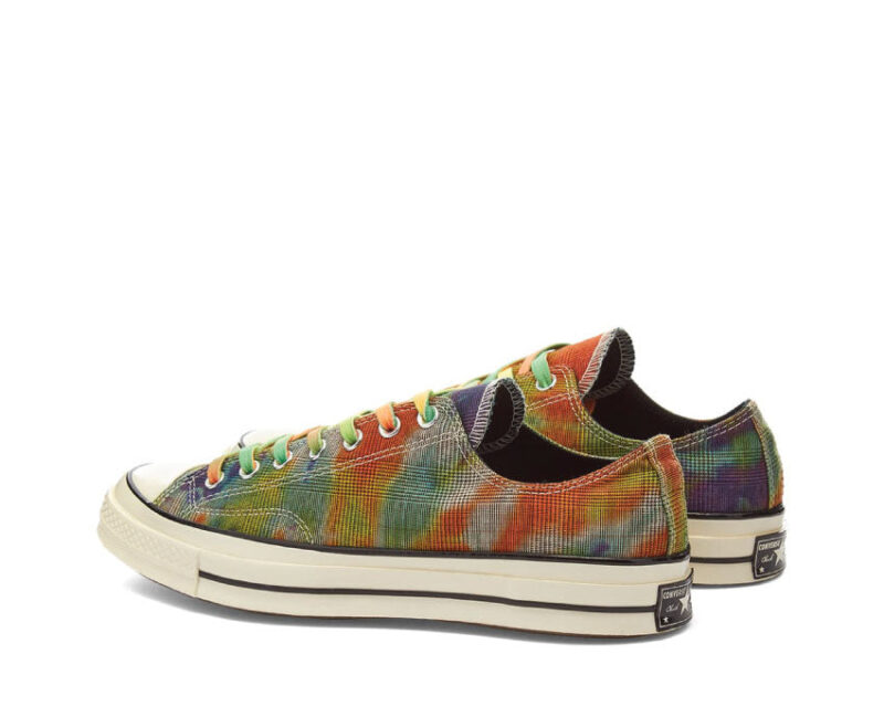 Converse Chuck 70 Tie Dye Plaid – Image 3