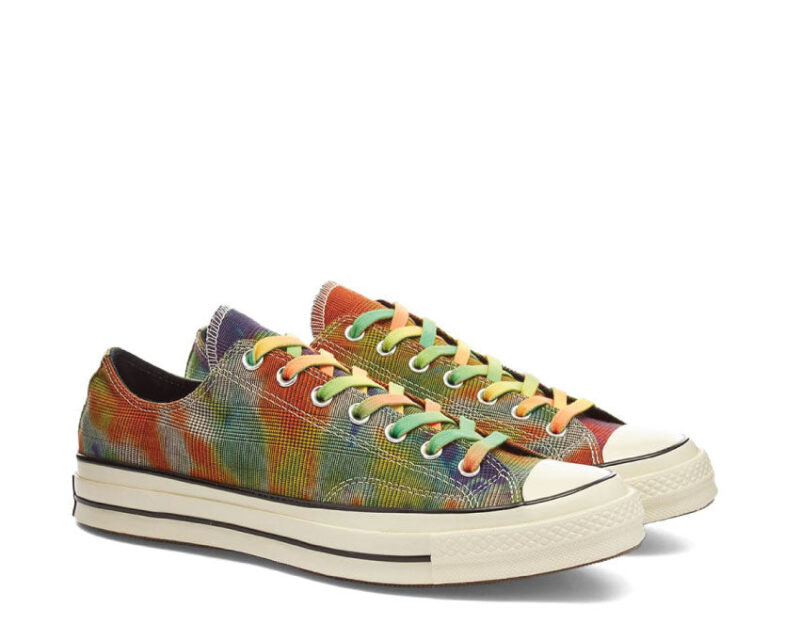 Converse Chuck 70 Tie Dye Plaid – Image 2