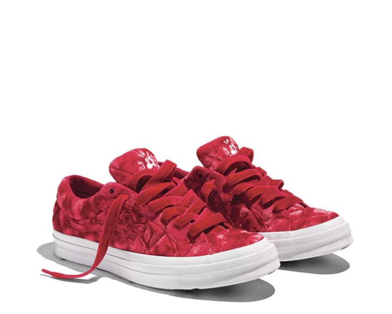 Converse Golf Le Fleur Velvet OX Barbados Cherry – Image 3