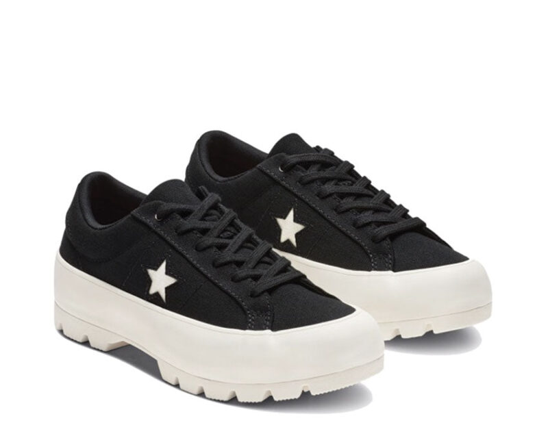 Converse One Star Platform Lugged Black – Image 2