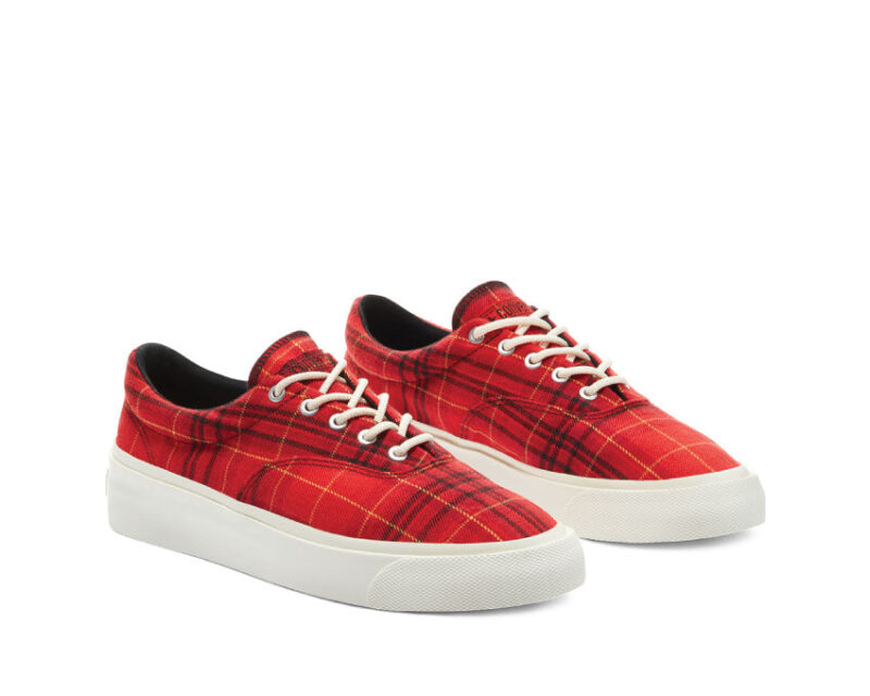 Converse Twisted Plaid Skid Grid Low Top – Image 2