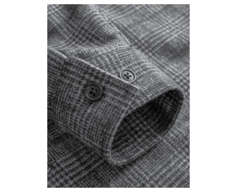 Han Kjobenhavn Army Shirt Grey Check – Image 2