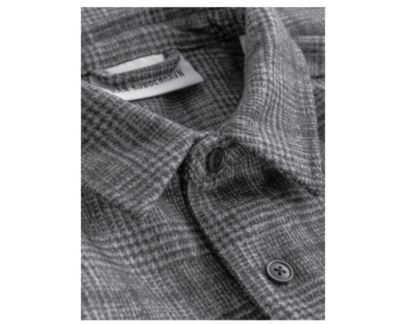 Han Kjobenhavn Army Shirt Grey Check – Image 3