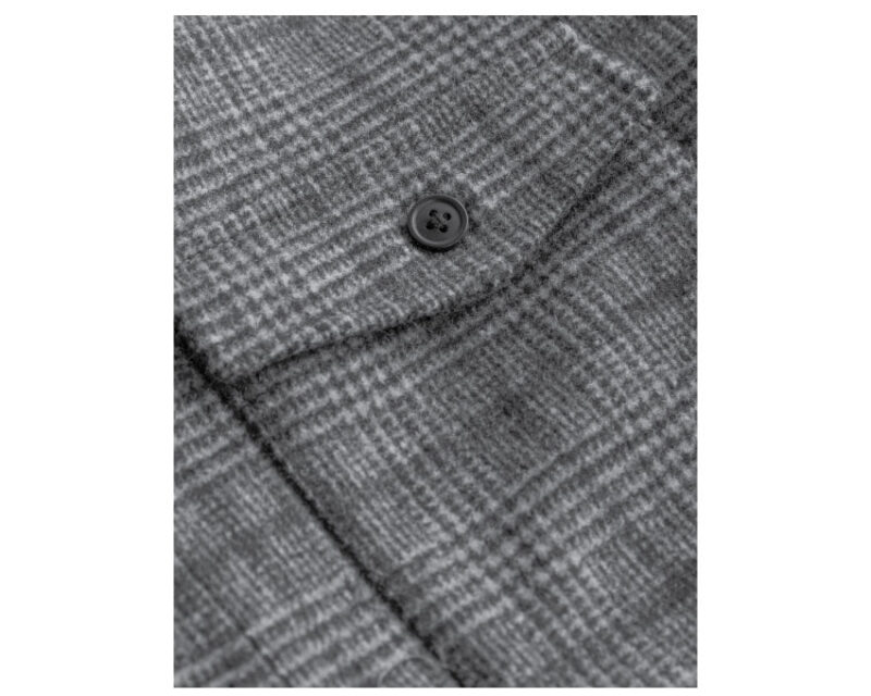 Han Kjobenhavn Army Shirt Grey Check – Image 4