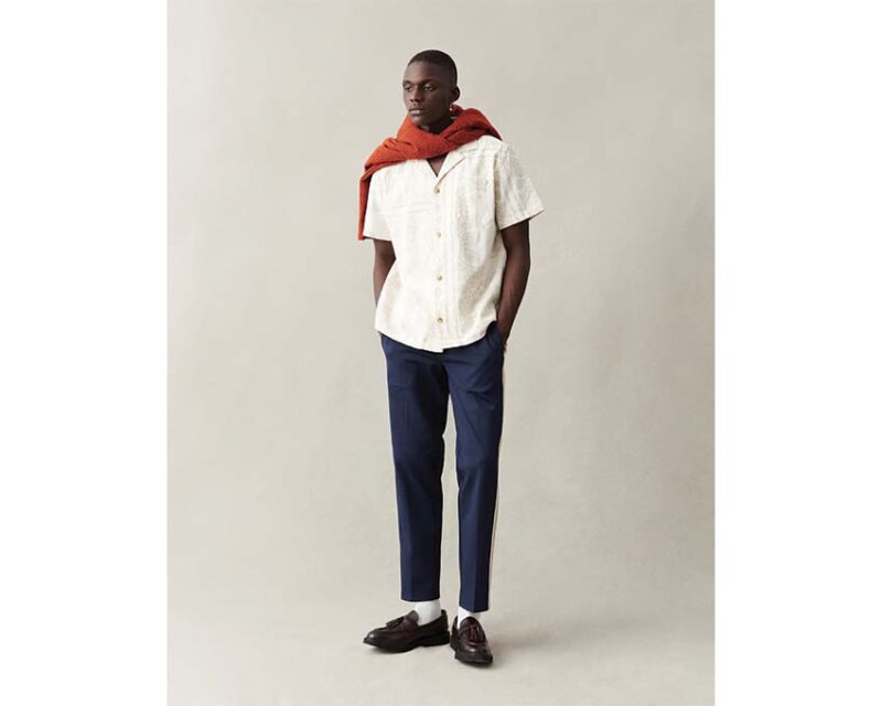 Les Deux Lesley Paisley SS Shirt – Image 4