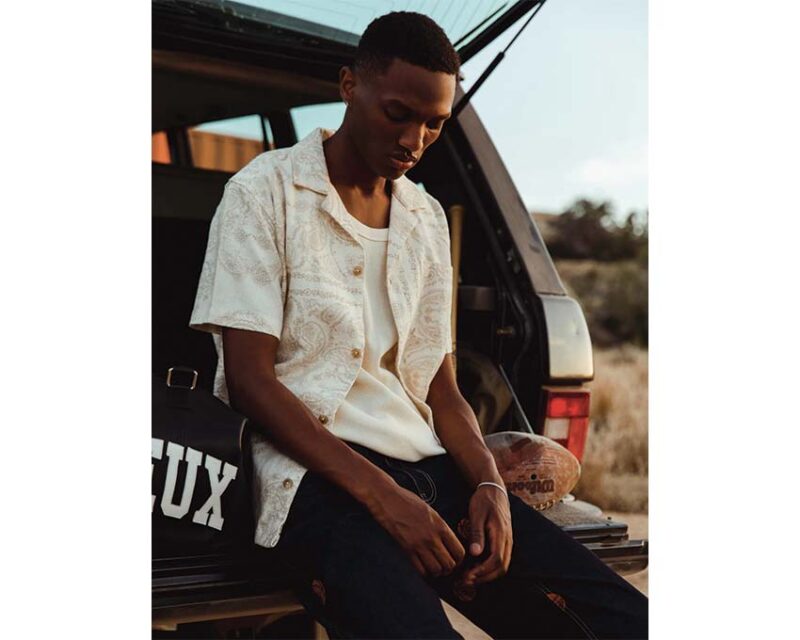 Les Deux Lesley Paisley SS Shirt – Image 5