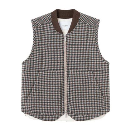 Les Deux Michael Houndstooth Vest