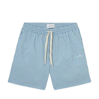 Les Deux Stan Stripe Seersucker Swim Shorts