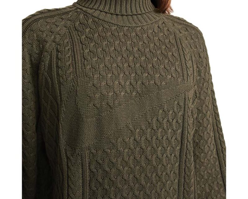 Nike Life Cable Knit Turtleneck Jumper – Image 3