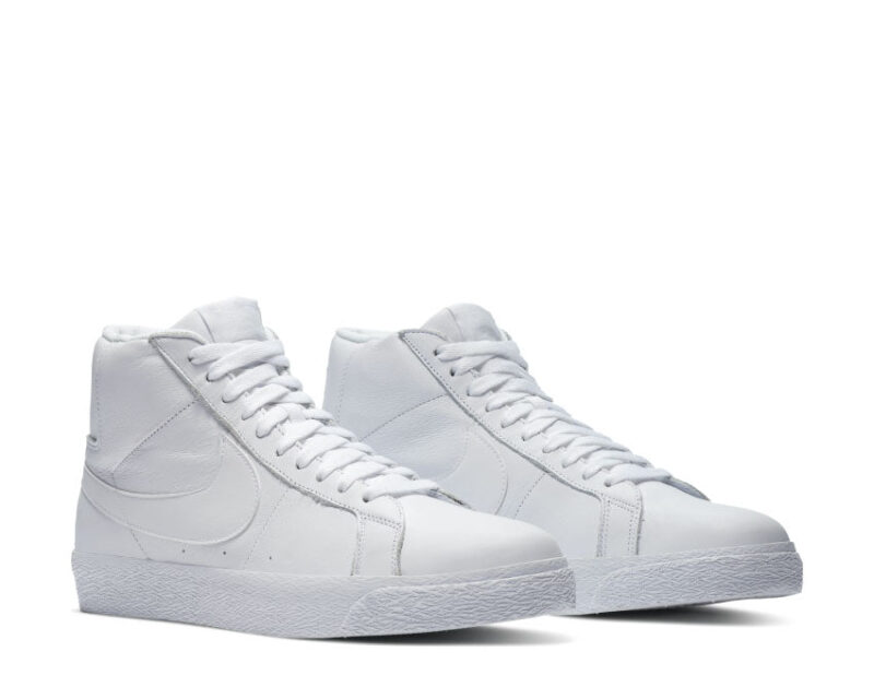 Nike SB Zoom Blazer Mid White – Image 2