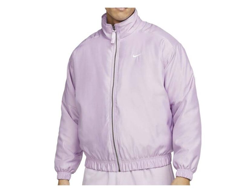 Nike Soloswoosh Satin Bomber Jacket