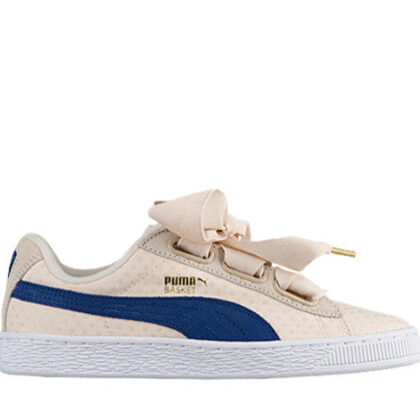 Puma Basket Heart Denim Oatmeal