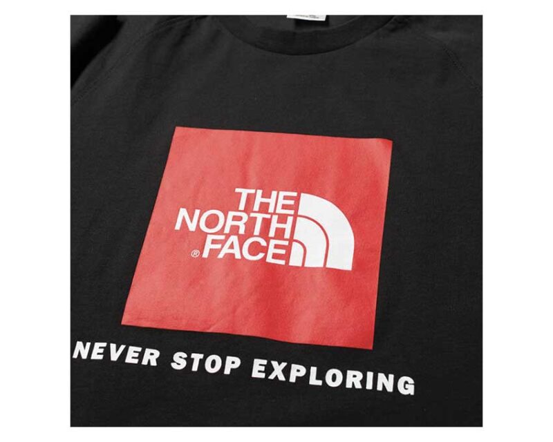 The North Face S/S Rag Red Box Black – Image 2