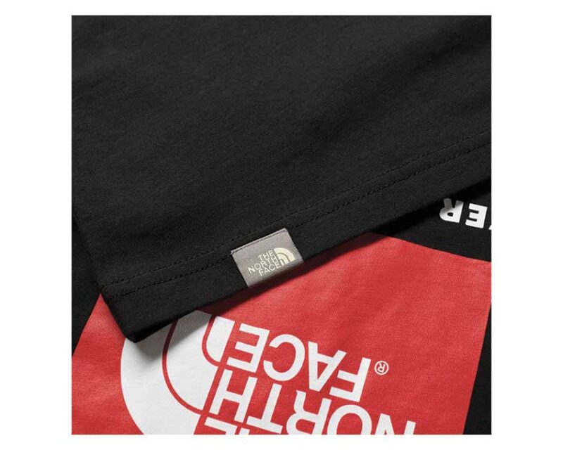 The North Face S/S Rag Red Box Black – Image 3