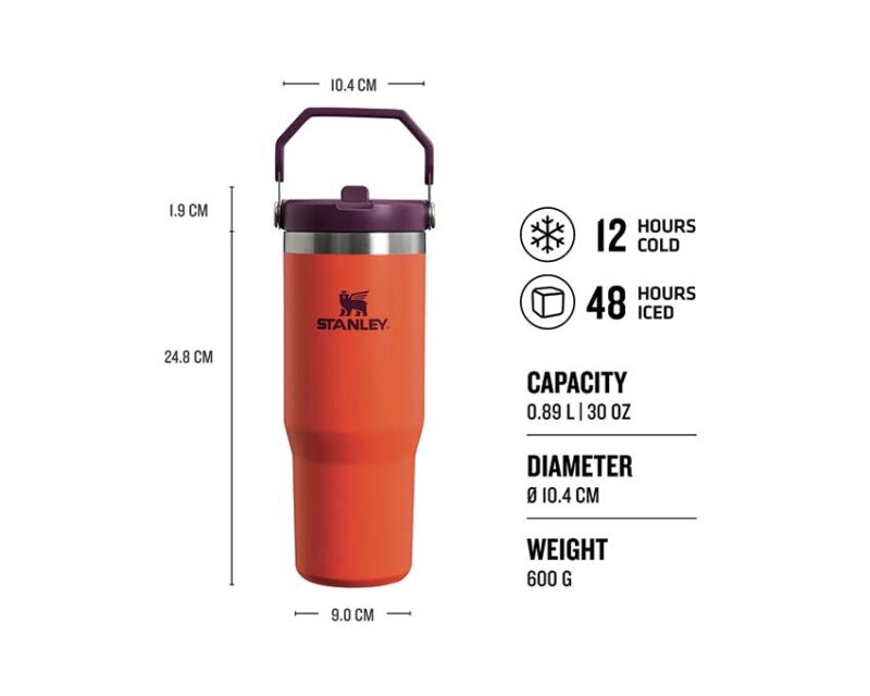 Stanley Classic Iceflow Flip Straw Tumbler 30oz – Image 2