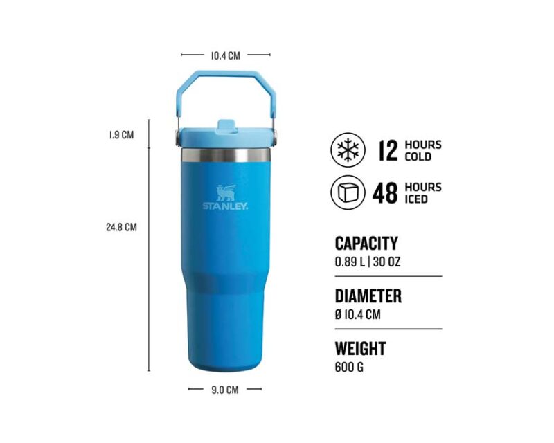 Stanley Classic Iceflow Flip Straw Tumbler 30oz – Image 2